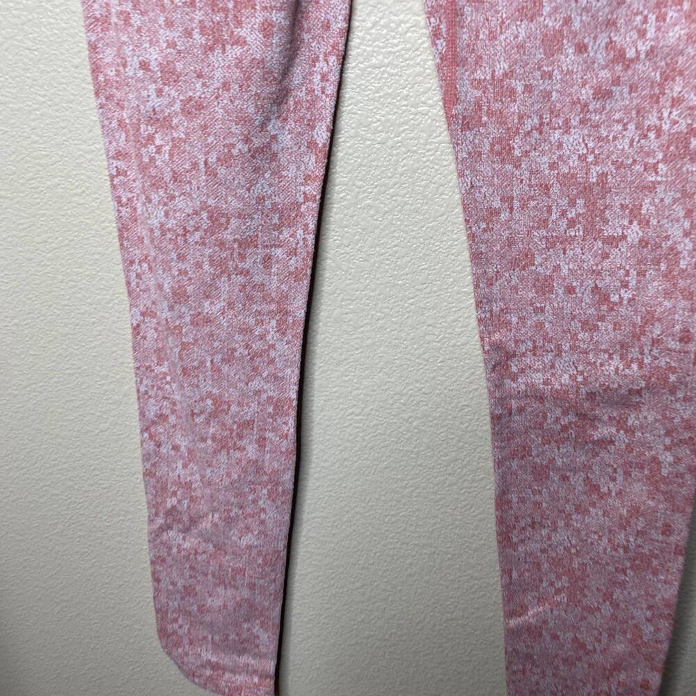 Gymshark Fleur Moroccan Brick Marl Texture Leggings With Side Pocket Sz M - Picture 6 of 9